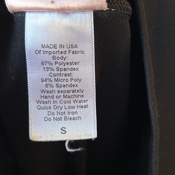 Bombshell Sportswear Thigh High Sock leggings Hot Pink Neon Black Sz S - Picture 13 of 16